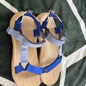 Merrell Blue and Gray Outdoor Sandals